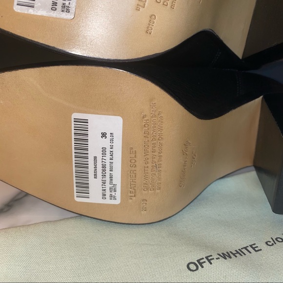 $500 OFF-WHITE High Heel Cowboy Bootie - Picture 8 of 16
